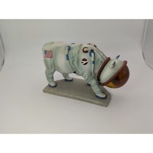 Vintage Retired Cow Parade Mooooonwalk CowParade 1969 Moonwalk #9120